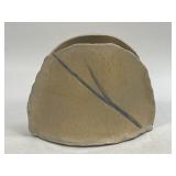 Handmade Stoneware Vase  4.5ï¿½ X 5.5ï¿½