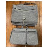 (B) Vintage Samsonite Gray Tweed Wool Garment