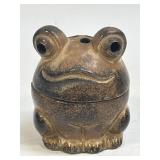 2 Piece Ceramic 3.25ï¿½ Frog Candle Holder Burner