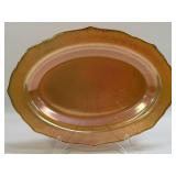 (T) VINTAGE FEDERAL GLASS MADRID IRIDESCENT