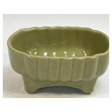 Vintage USA Pottery Planter UPCO 376 Green USA