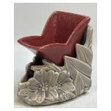 Vintage 1953 McCoy Blossom Planter/Bookend, Gray