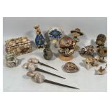 Assorted Seashell Art As Pictured