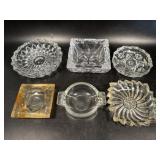 Assorted Ashtrays As Pictured