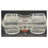 (T) Vintage Table Place Setting Covered Salt
