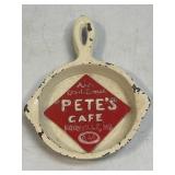 Vintage Miniature Cast Iron Skillet Ashtray  ï¿½Air