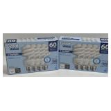 2 Packs Great Value 60 Watt Equivalent 4 Daylight