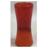 Vintage Murano Style Hand Blown Red/Orange