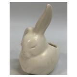 Vintage Small White Bunny Rabbit Planter 4.75ï¿½
