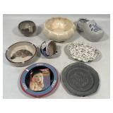 Assorted Ashtrays and Planter As Pictured