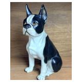 9 1/2" Porcelain Boston Terrier Figurine