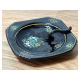 1950s Handpainted Trinket Tray Made in Japan 6"