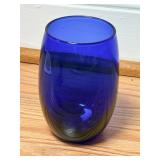 5" Cobalt Blue Water Glass