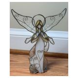 10" Handmade Stained Glass Angel-Bottom Damaged