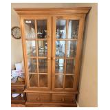 Curio Cabinet 77" x 42" x 17"-Contents Sold