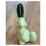 6 1/2" Vintage Pottery Thermometer Rabbit