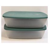 (B) 2 Sterilite Storage Bowls 16 Cup
