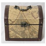 Decorative Leather Storage Box 7ï¿½"L 5ï¿½"W 6ï¿½"T