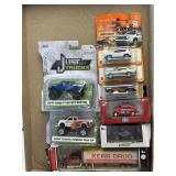 (B) 8 Assorted Cars Matchbox, Empi, Big Rigs and