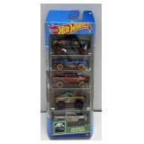 (B) 5 Hot Wheels Cars as Shown NIB He Remote