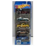 (B) 5 Hot Wheels Cars as Shown NIB Mopar