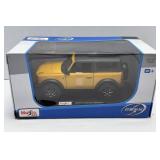 (B) Maisto i1:18 scale Diecast 2021 Ford Bronco