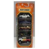 (B) 5 Matchbox Cars as Shown NIB Coffee Cruisers