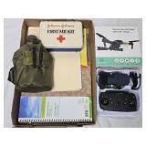 Remote Control Drone, First Aid Kit, Military