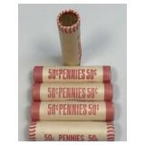 (SC) 5 Uncirculated, Unopened Rolls Of 1981