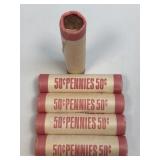 (SC) 5 Uncirculated, Unopened Rolls Of 1981