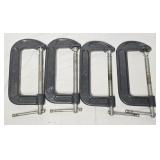 4-  6" C-Clamps