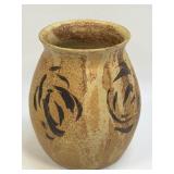 (A) Handcrafted Studio Pottery Stoneware Vase