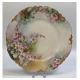 (A) HAVILAND Hand Painted PINK FLOWERS FRANCE
