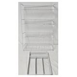 Wire Utensil Tray & Wall Rack 19"x 26"