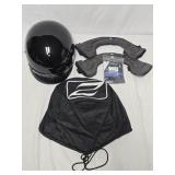 Zoan Route-66 Sz-XXL Helmet w/ Neck Guards & Bag