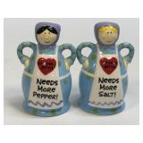 (B) Vintage Salt And Pepper Shakers As