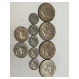(SC) Several Assorted Clad Coins 40% Silver $3