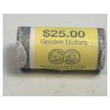 (SC) One UNOPENED Roll Of Sacajawea Golden