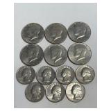 (SC) Bicentennial Half Dollars (6) and Quarters
