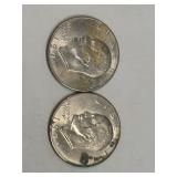 (SC) 2- 1971 Eisenhower Dollars