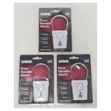 3- Sabre Door Handle Alarms NIB