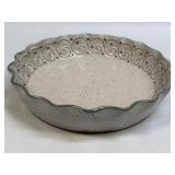 (A) Vintage Handmade Stoneware Pottery Platter or