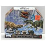 (B) Mattel Jurassic World Dino Reveal Battle Pack