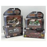 (B) 3 Maisto Harley-Davidson Motor Cycles and