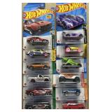 (B) 12 Assorted Hot Wheels as Shown NIB
