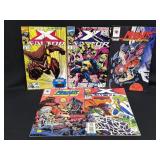 (B) 5 Assorted Comic Books As Pictured