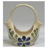 (A) Vintage Decor Purinton Pottery Blue Flower