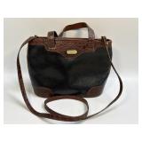(A) Vintage Brahmin Bucket Shoulder Bag Brown