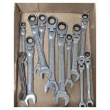 Assorted Flex Head Ratcheting Wrenches