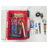Box of Birs, Glue, Silicone, Wire Bit & more